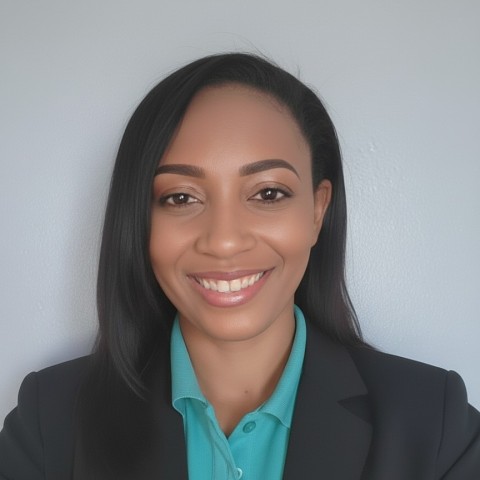 a woman smiling at camera