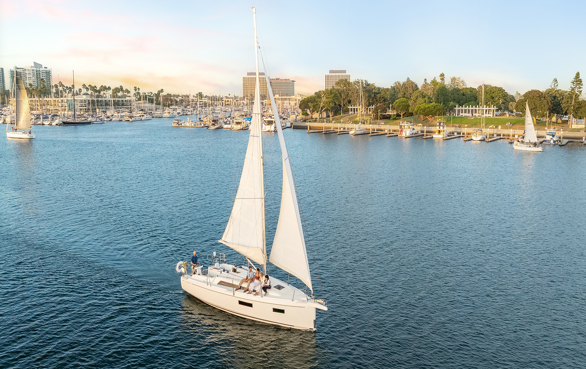 a sailboat on the water