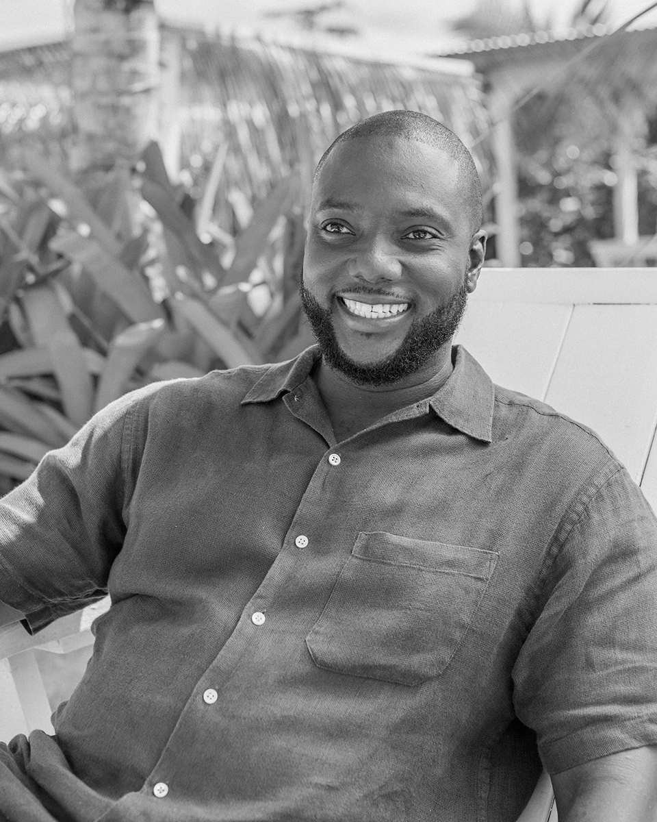 a man sitting on a chair