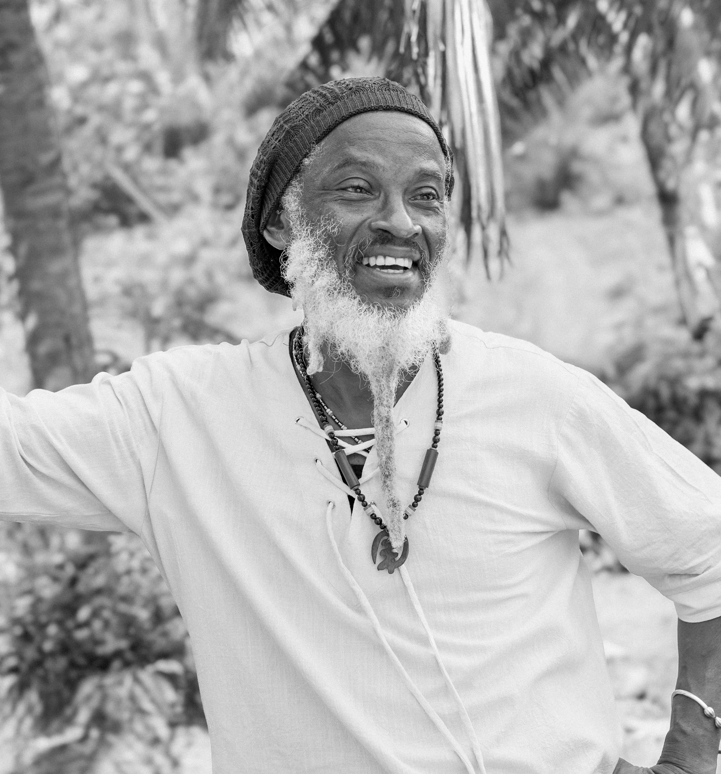 a man with a beard and a hat