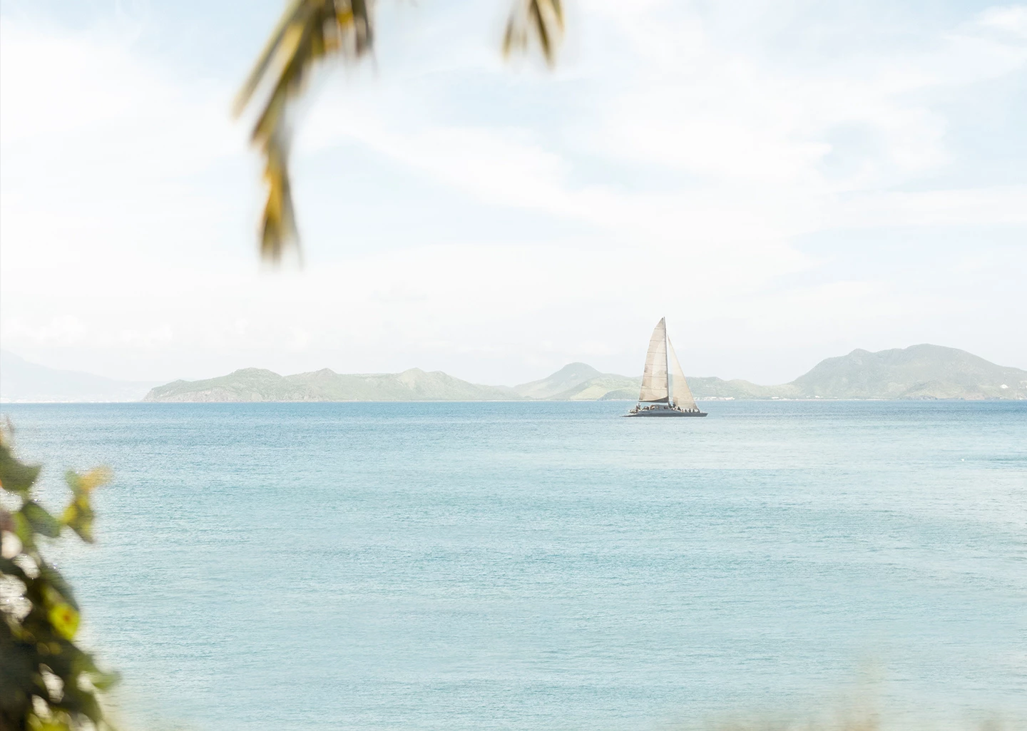 a sailboat in the ocean