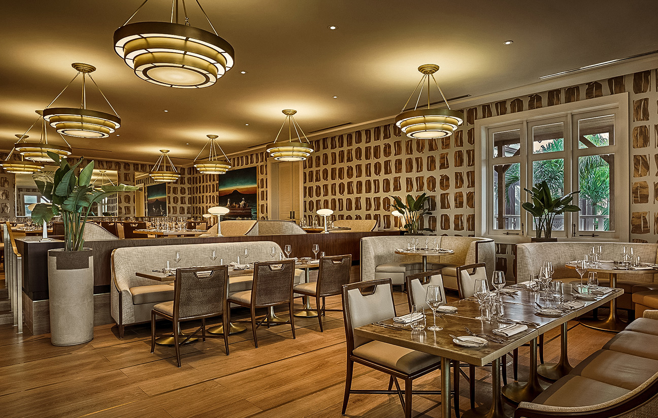 a restaurant with tables and chairs