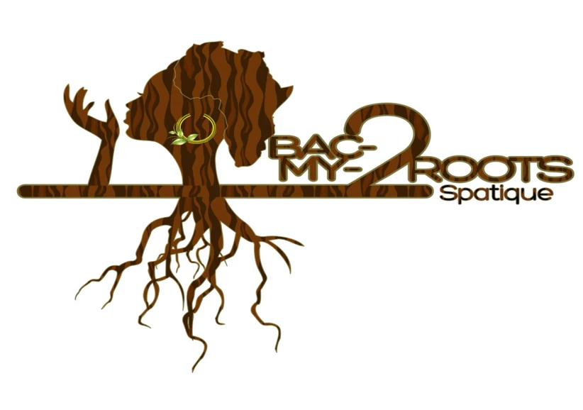 a logo of a tree with roots