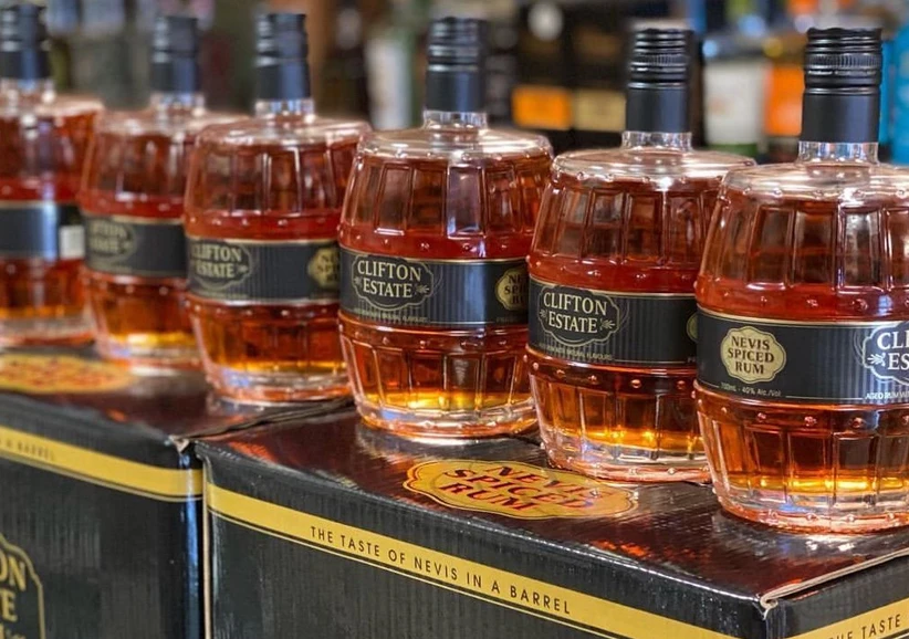 bottles of liquor on a shelf