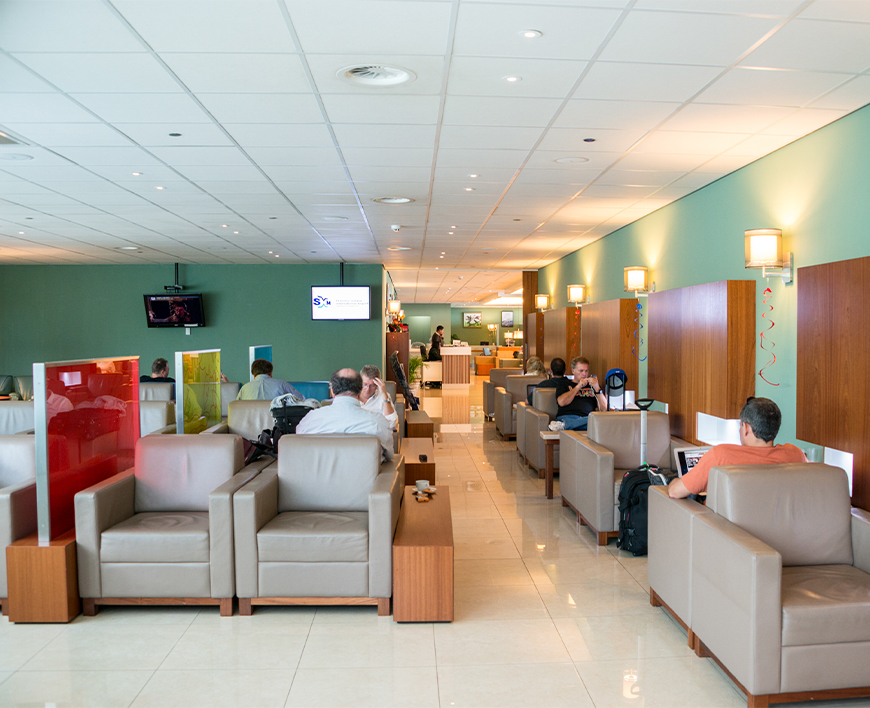 people sitting in a waiting room