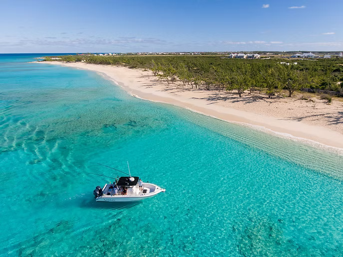 a boat in the water