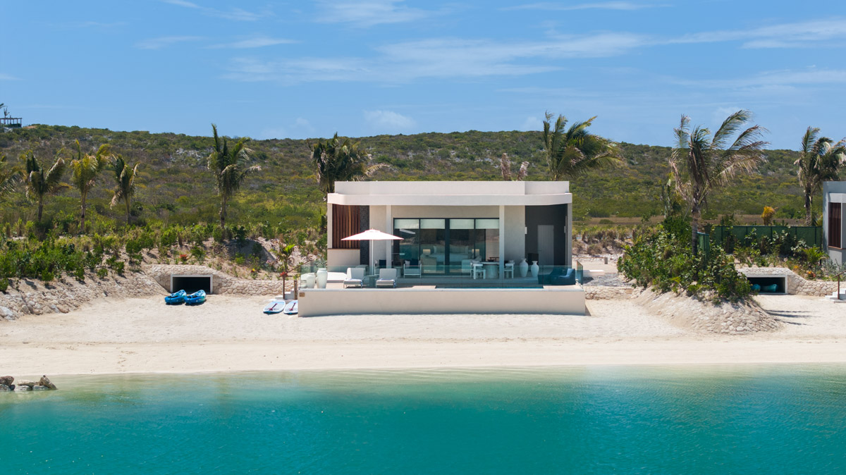 a house on a beach