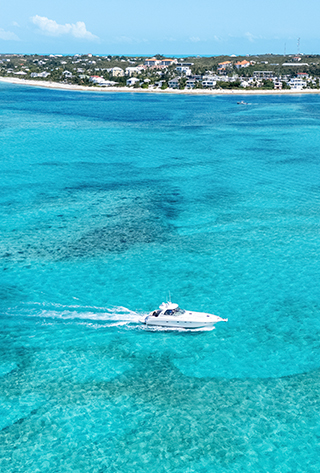 a boat in the water