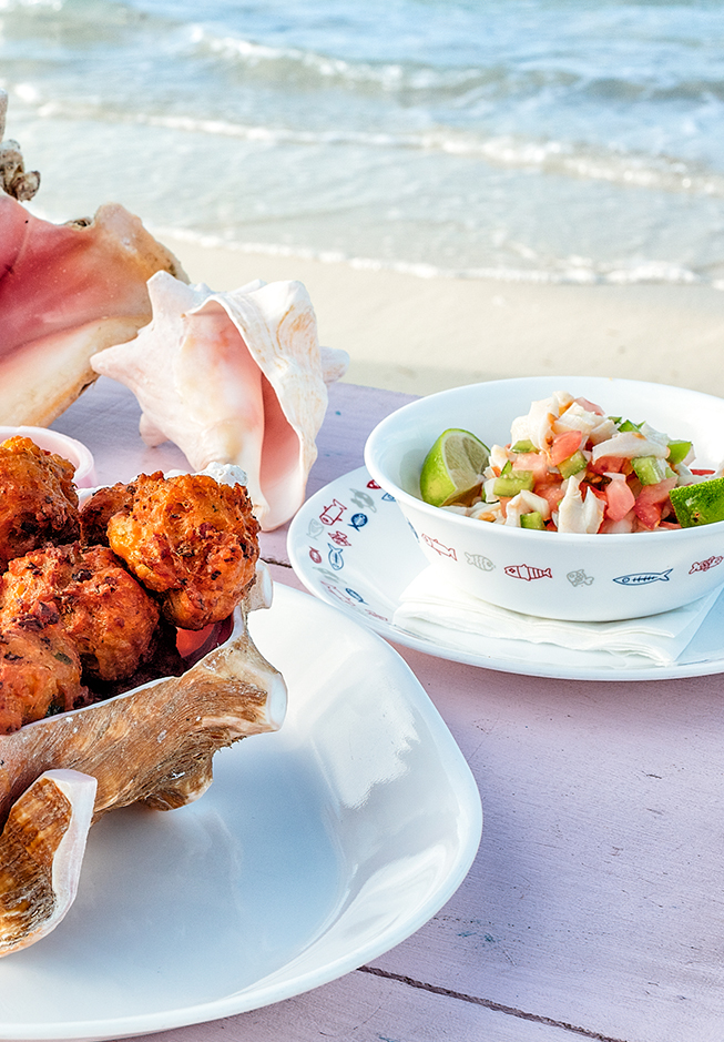a plate of food on a table