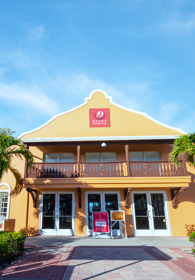 a building with a sign on the front