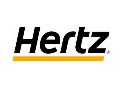 a black and yellow logo