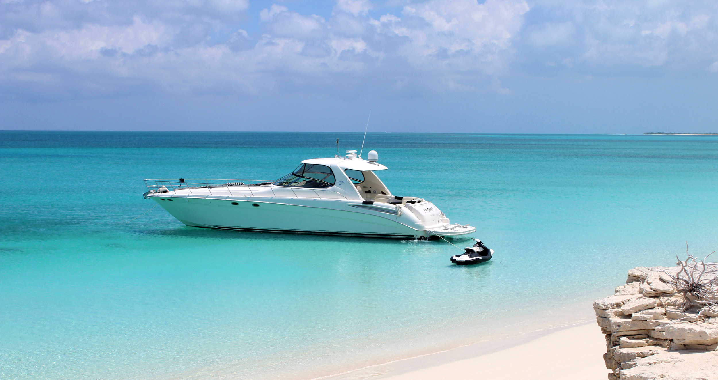 a boat in the water