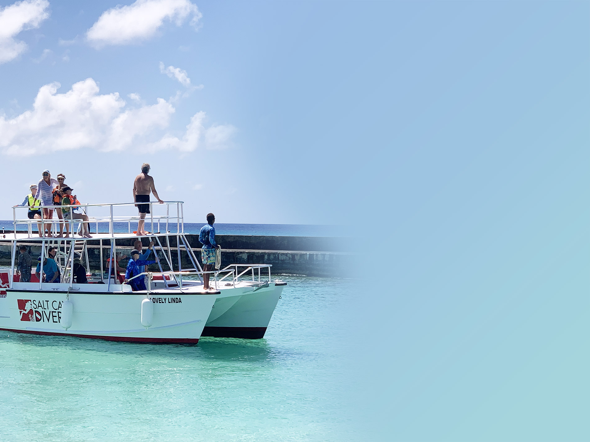 a group of people on a boat