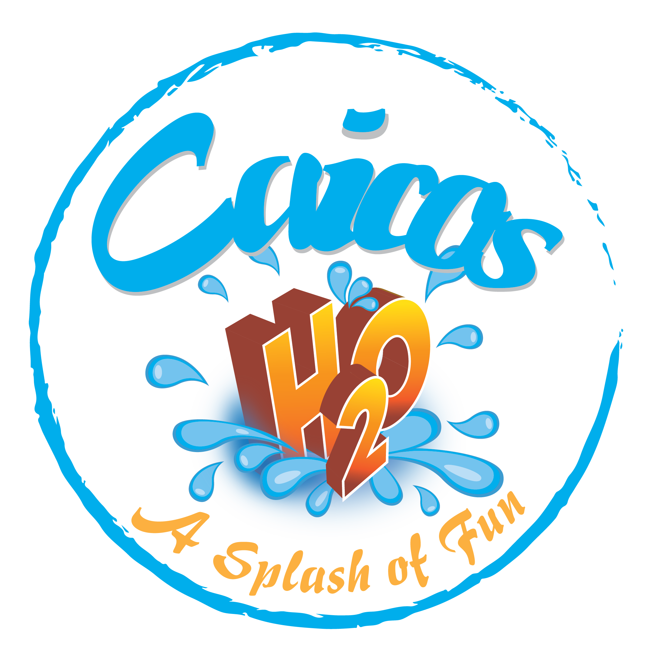 a logo with blue text and letters