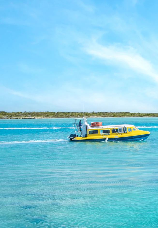 a boat in the water