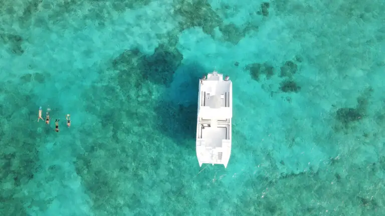 a boat in the water