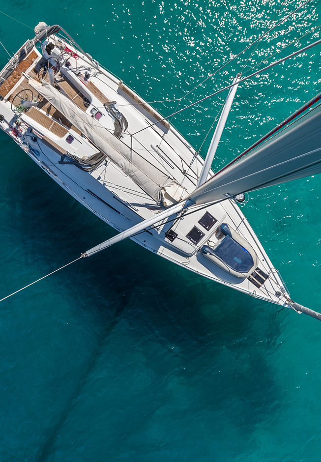 a sailboat in the water