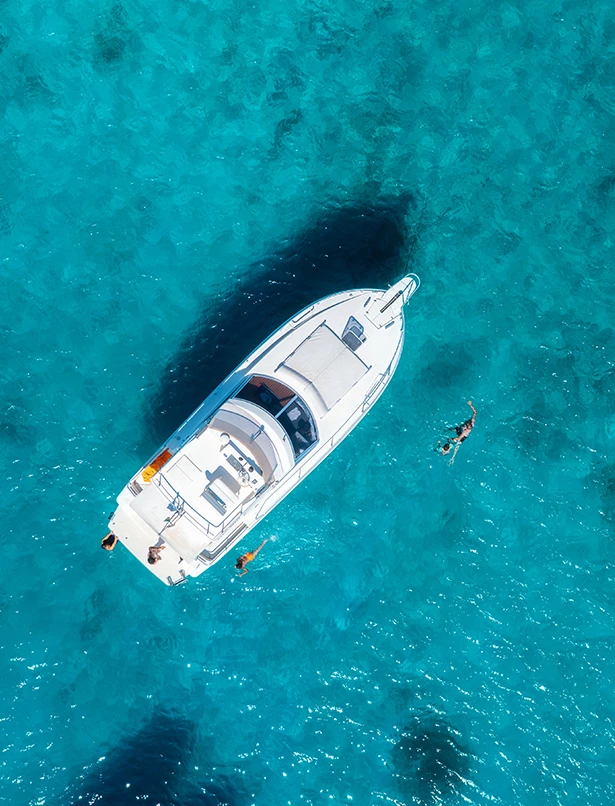 a boat in the water