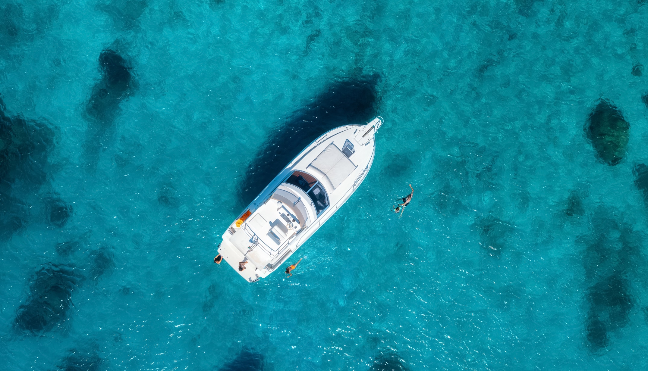 a boat in the water