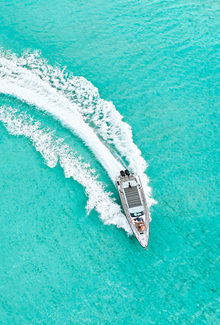a boat on the water