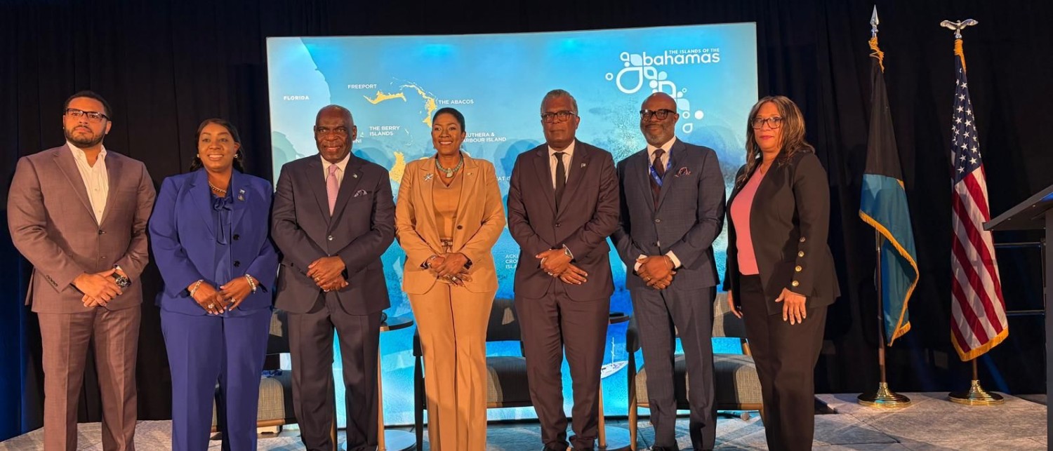 a group of people standing on a stage