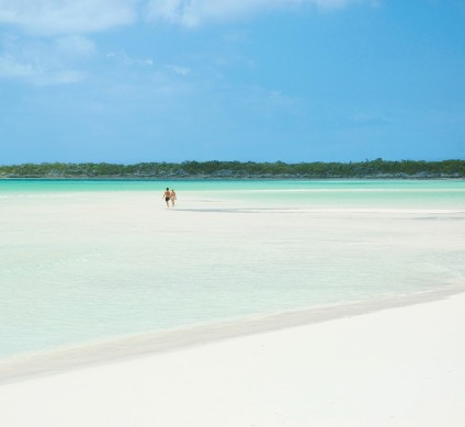 a couple walking on a beach