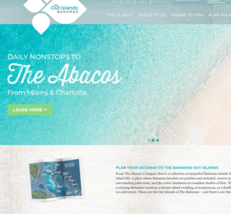 a screenshot of a website