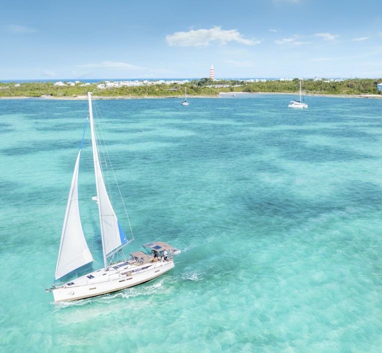 a sailboat in the water