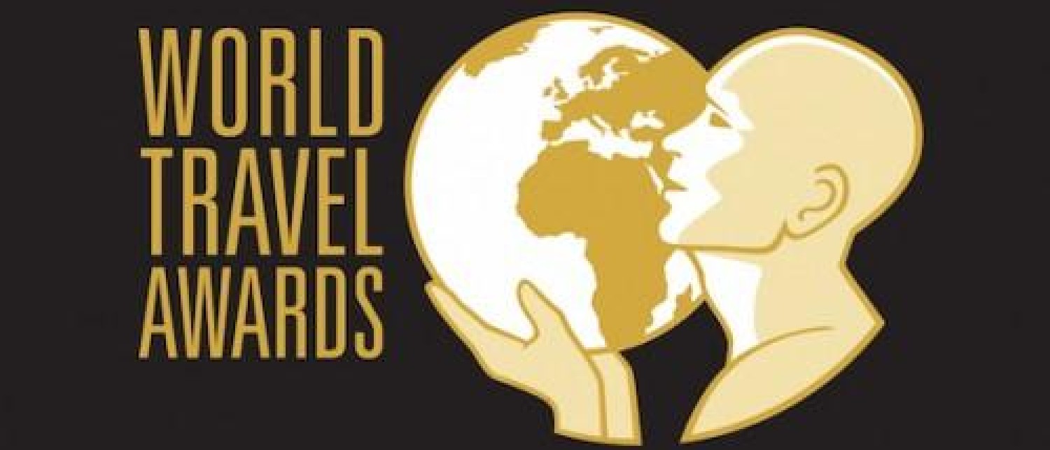 a logo of a man holding a globe