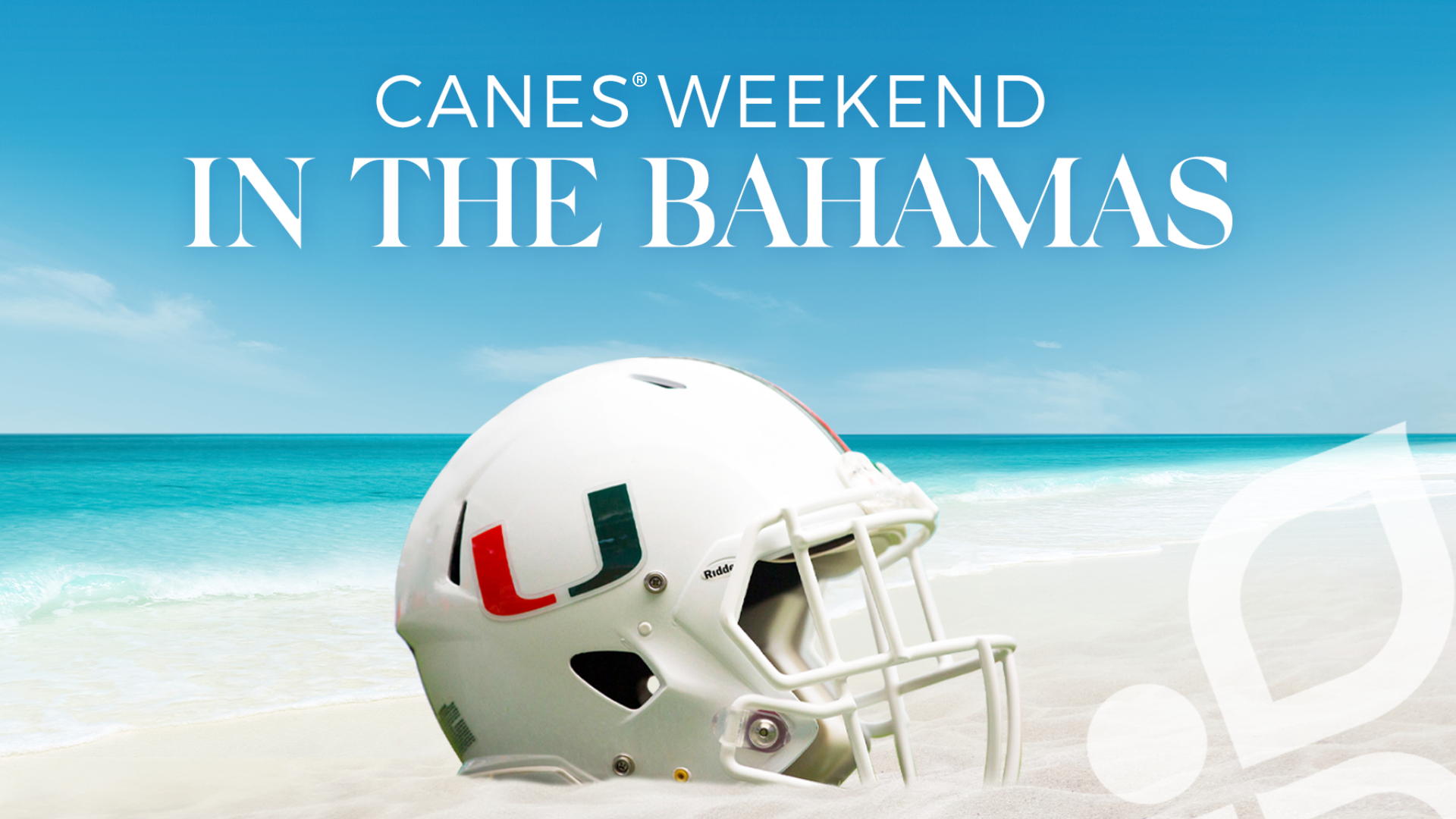 a football helmet on a beach