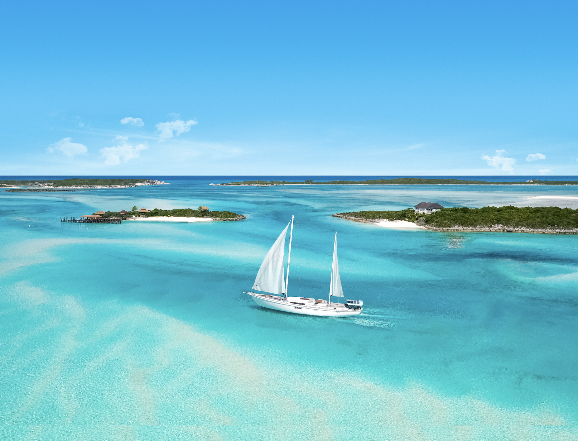 a sailboat in the water