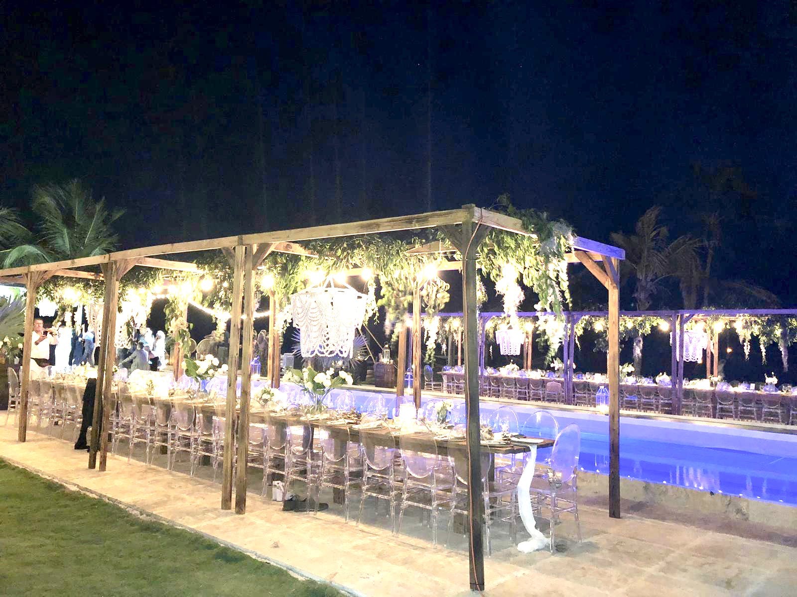 la bougainville wedding reception set up