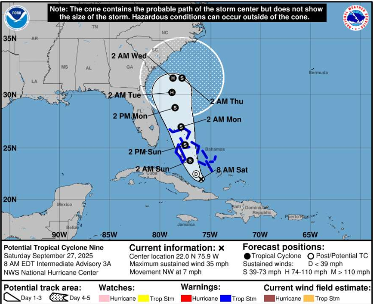 a map of a hurricane