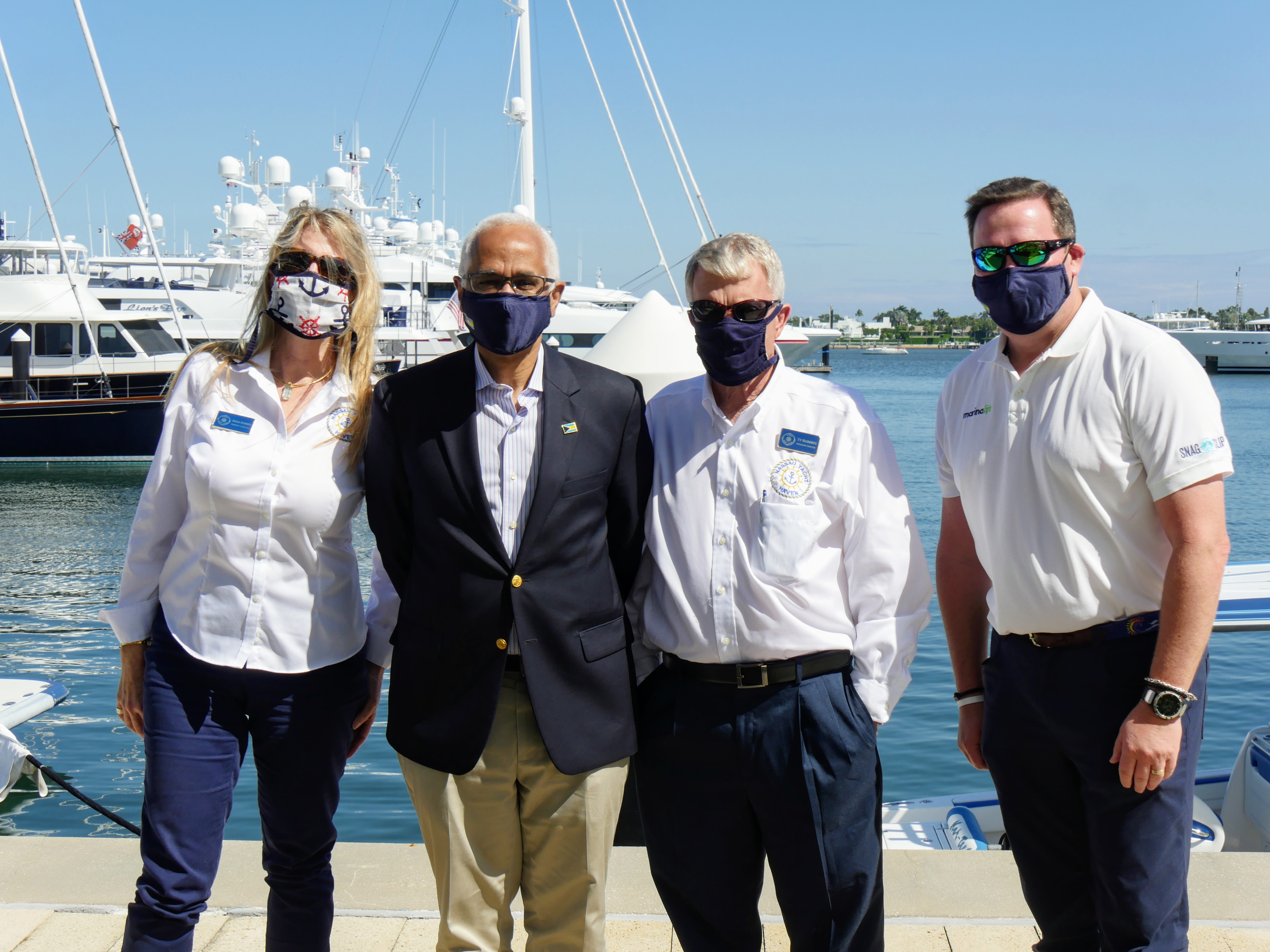 minister at miami boat show 2021