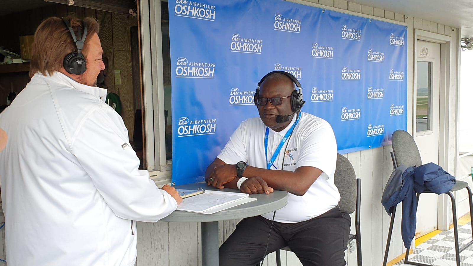 photo ps saunders on eaa radio 2021