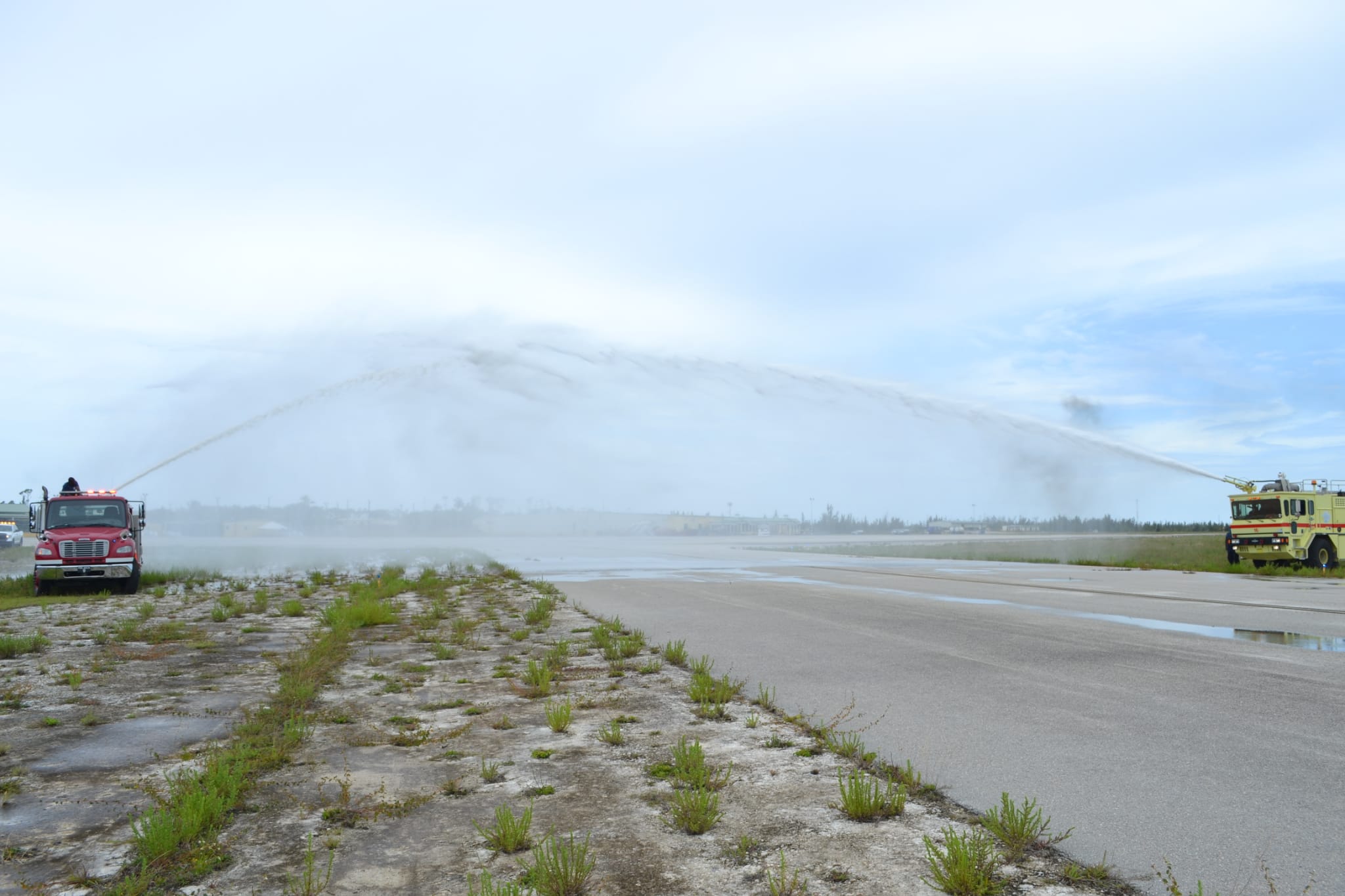 photo water salute flying ambas_ induction