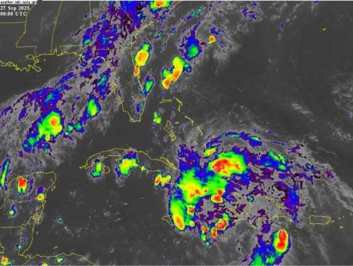 a satellite image of a storm