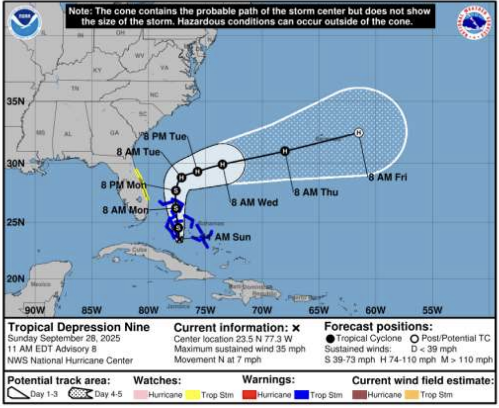 a map of a hurricane