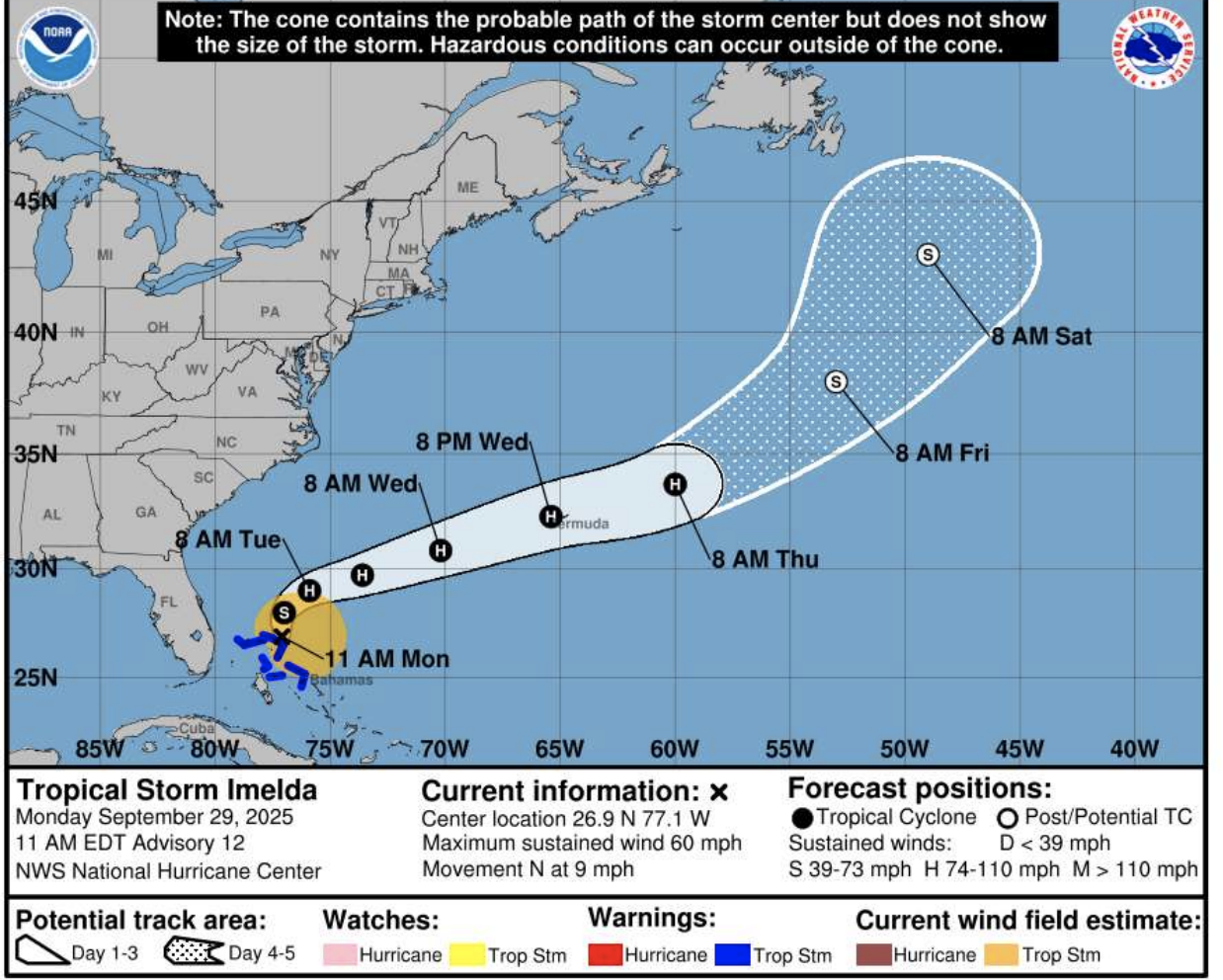a map of a hurricane