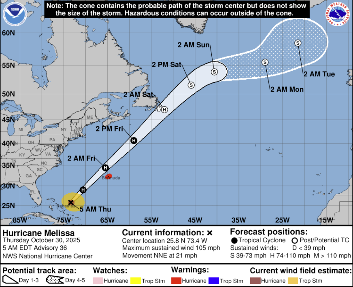 a map of a hurricane